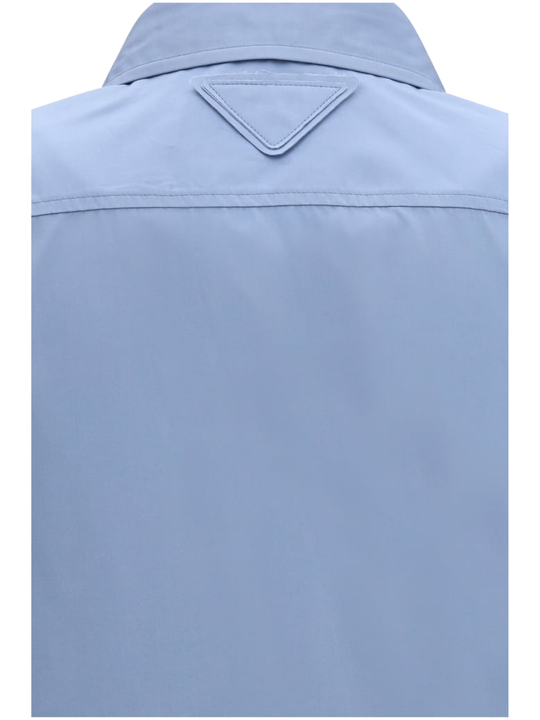 shirt cotton poplin aviation blue by Selfnex