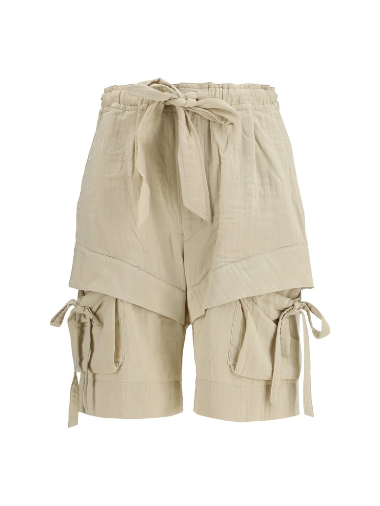 shorts viscose cotton ecru by Selfnex
