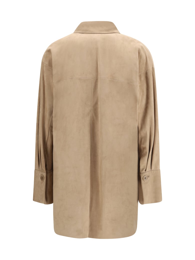 shirt suede sand by Selfnex