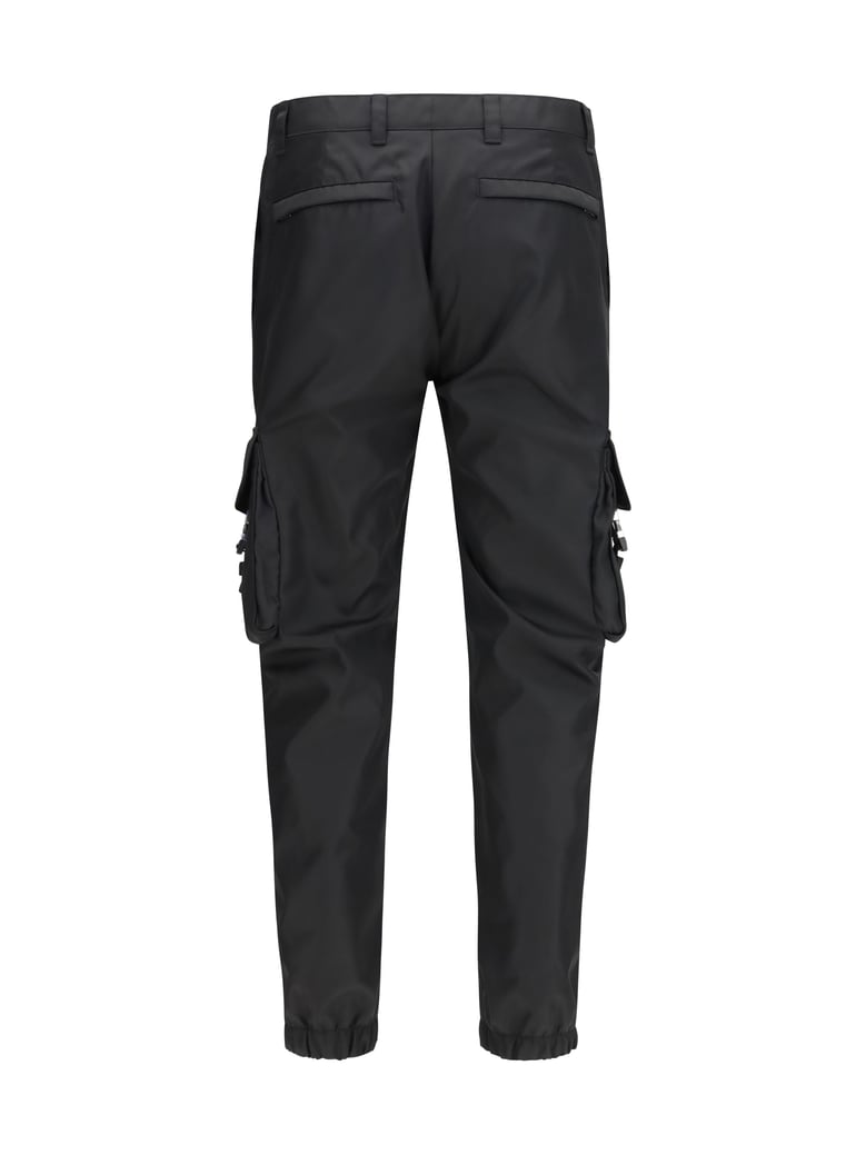 cargo pants re-nylon black by Selfnex
