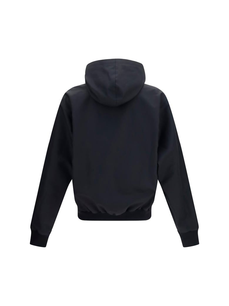jacket reversible zip black cotton by Selfnex