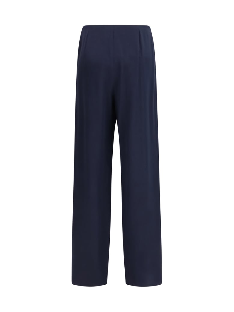wide-leg pants palude navy by Selfnex