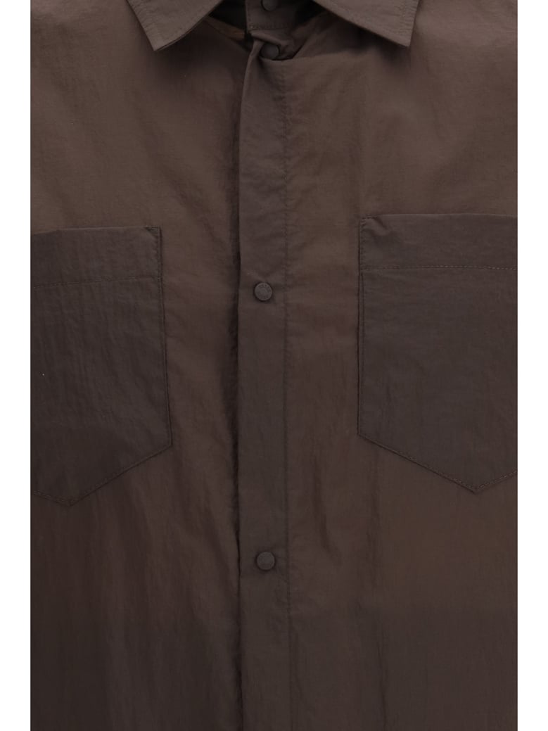 technical shirt dark brown by Selfnex