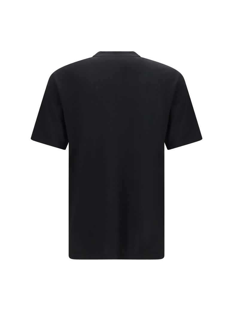 t-shirt embroidered logo black by Selfnex