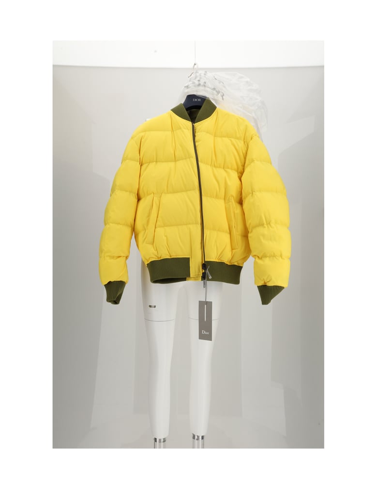 bomber jacket reversible green by Selfnex