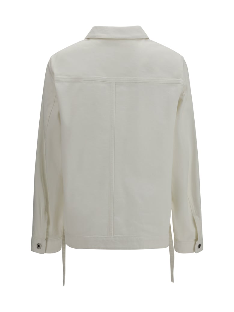 workwear denim jacket white by Selfnex