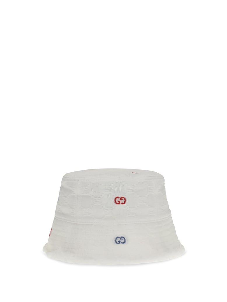 bucket hat cotton white by Selfnex