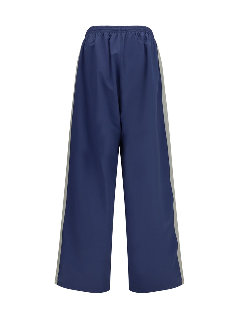 track pants technical satin marine blue by Selfnex