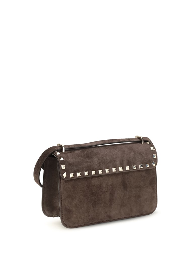 shoulder bag rockstud mini ebony brown by Selfnex