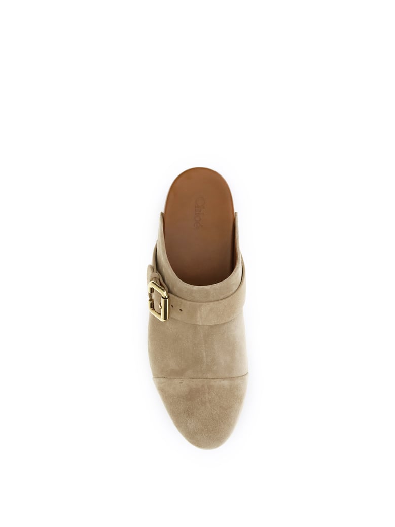 clog mules jeannette desert sand by Selfnex