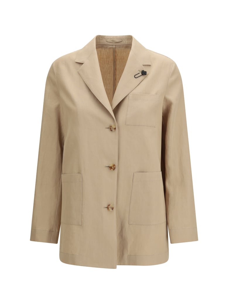 jacket wool-cotton beige by Selfnex