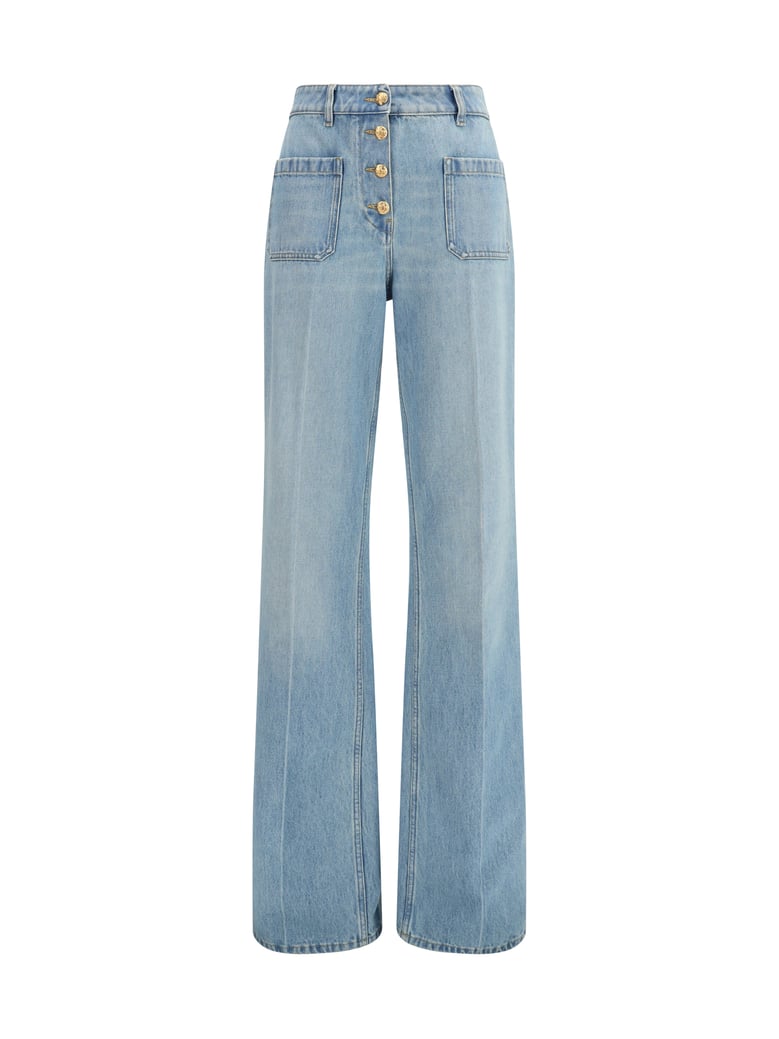jeans chez valentino washed denim light blue by Selfnex