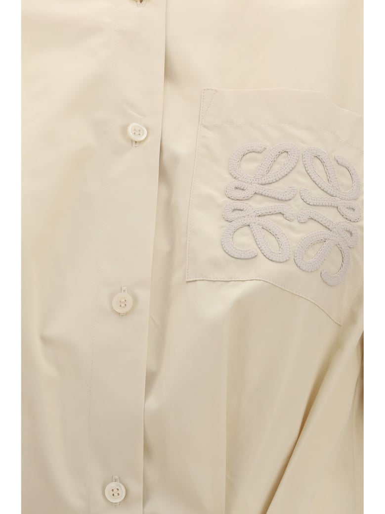 dress cotton poplin light beige by Selfnex