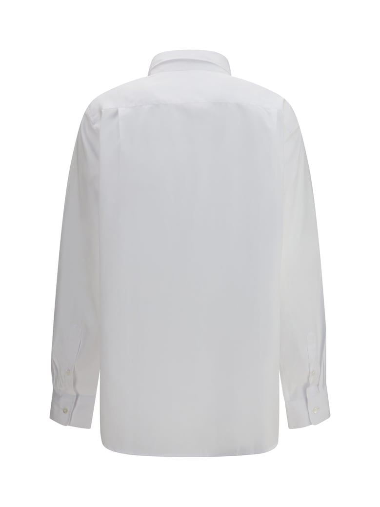 shirt loose cotton white by Selfnex