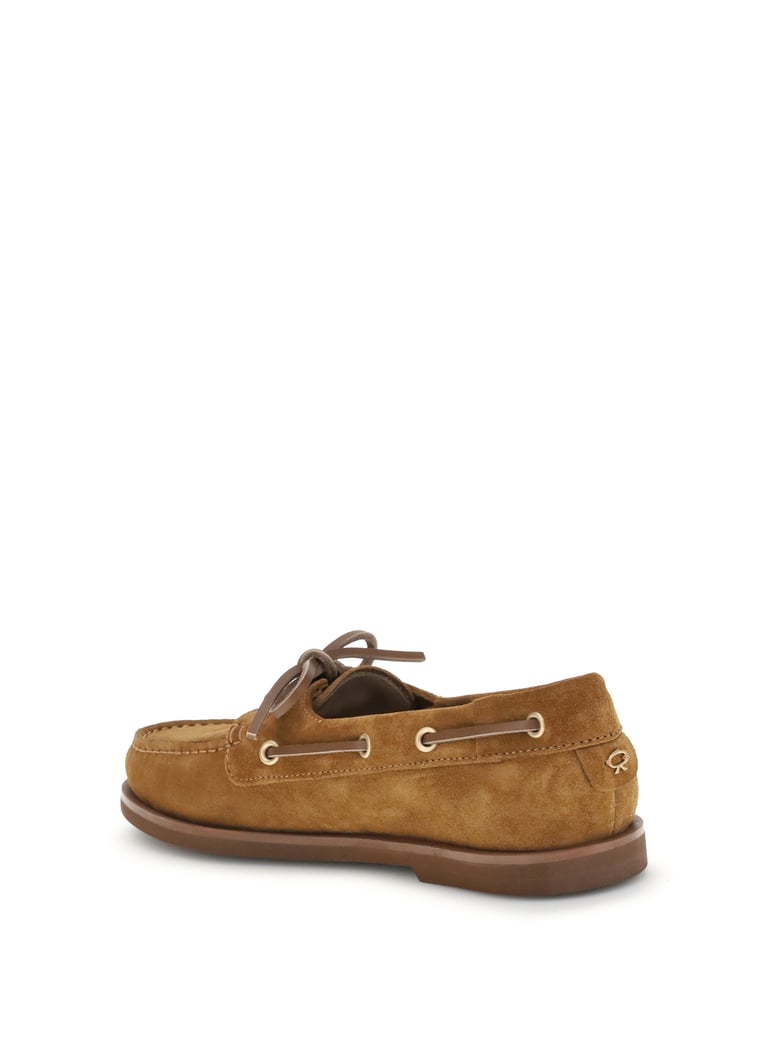 loafers vandée suede tan by Selfnex