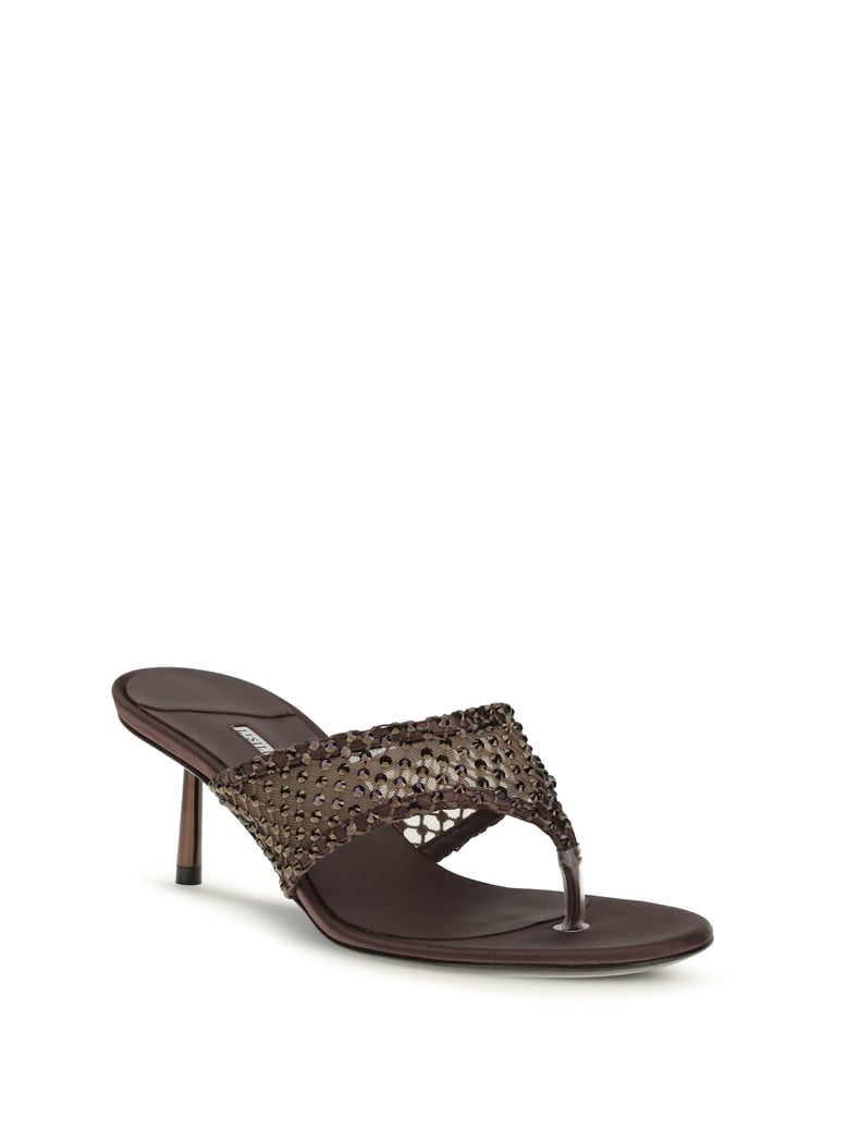 sandals gilda dark brown by Selfnex