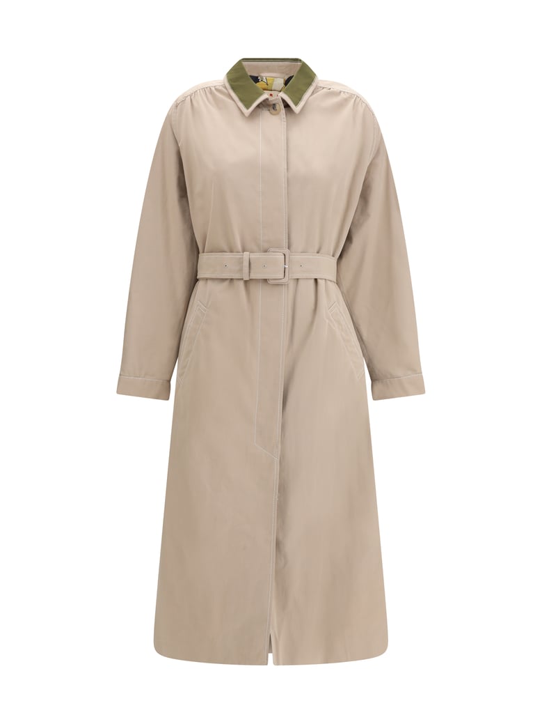 trench coat gabardine cement by Selfnex