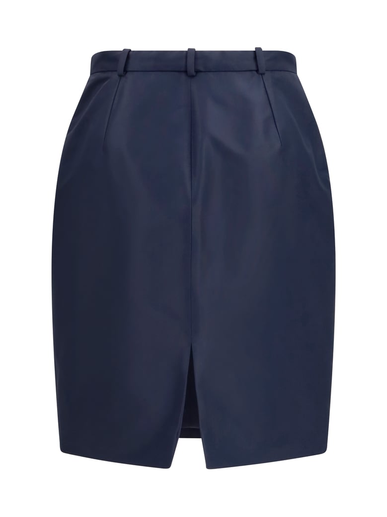 skirt silk faille ink by Selfnex