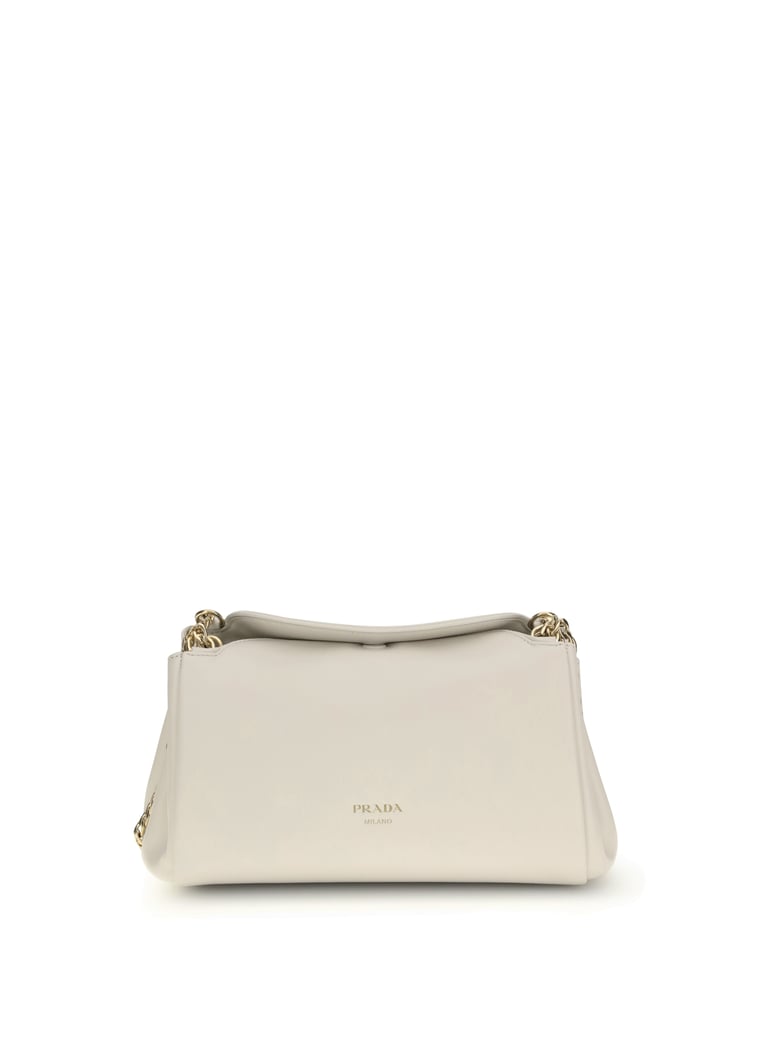 shoulder bag calf leather white by Selfnex