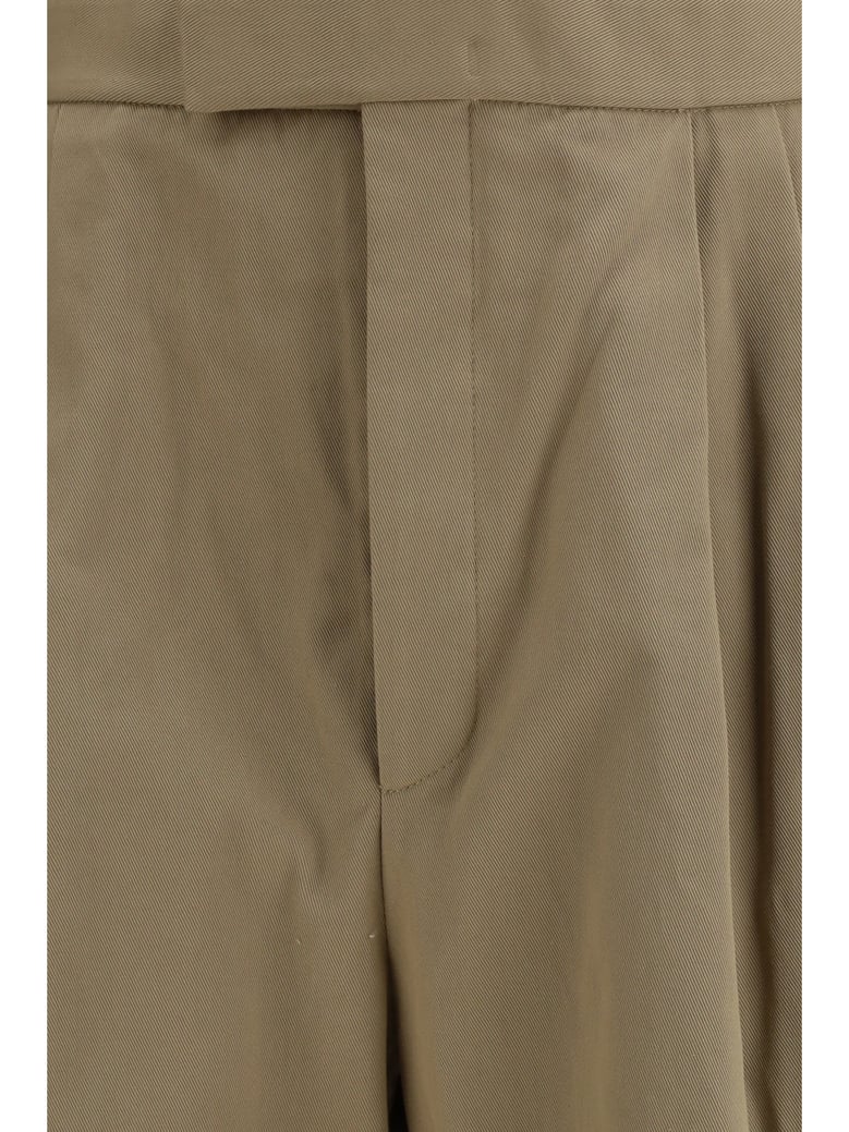 pants gabardine khaki by Selfnex