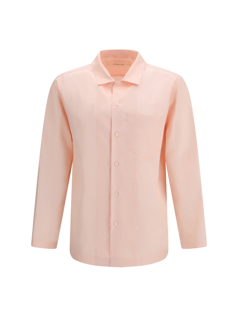 shirt havana pastel pink silk by Selfnex