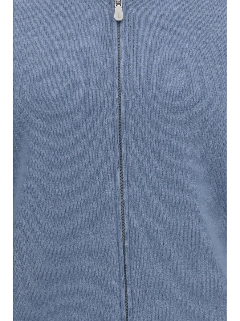 cashmere cardigan powder blue/light grey by Selfnex