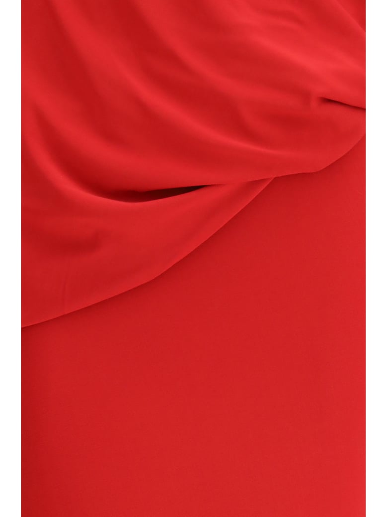 dress open-back high neck red by Selfnex