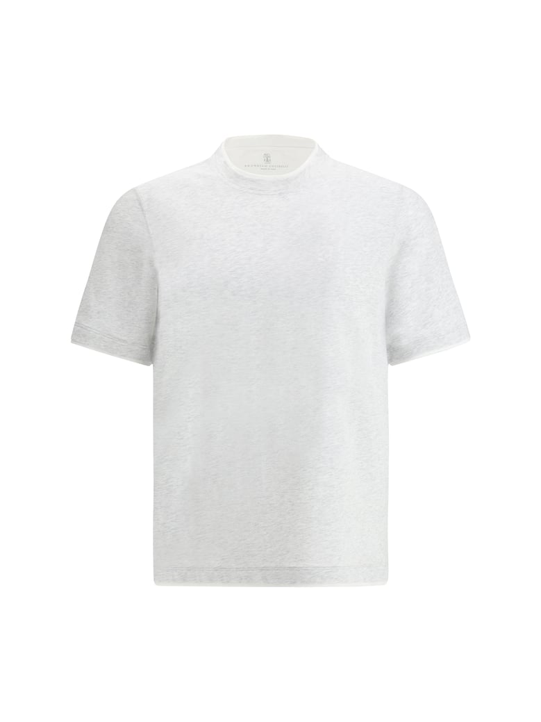 cotton t-shirt pearl/optical white by Selfnex