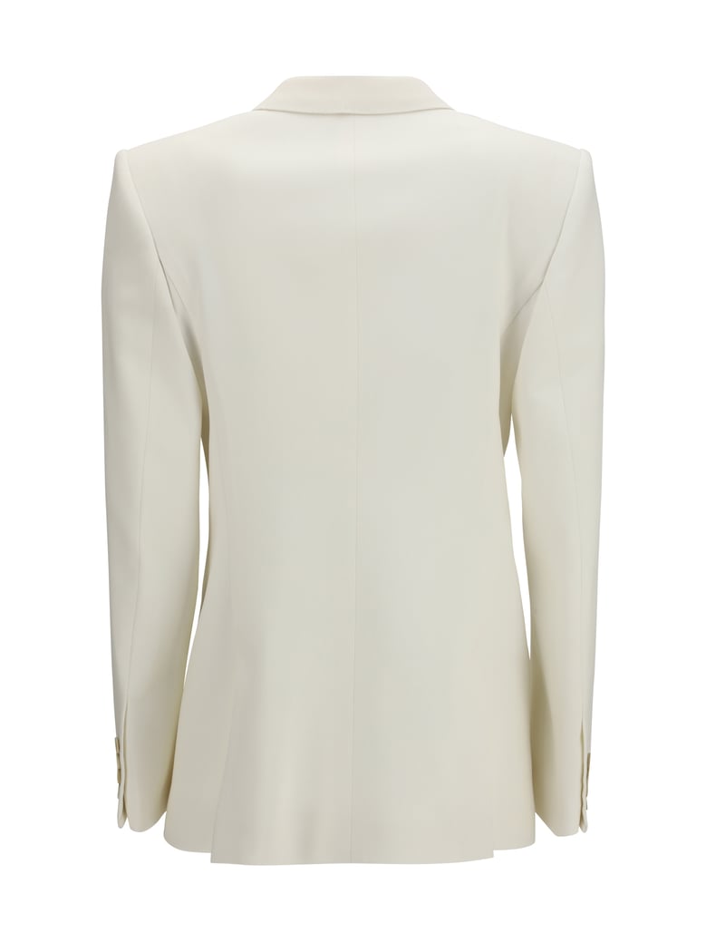 jacket double-breasted wool and mohair white by Selfnex