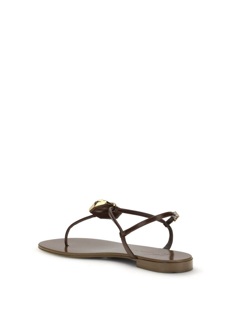 sandals pia muse hot brown by Selfnex