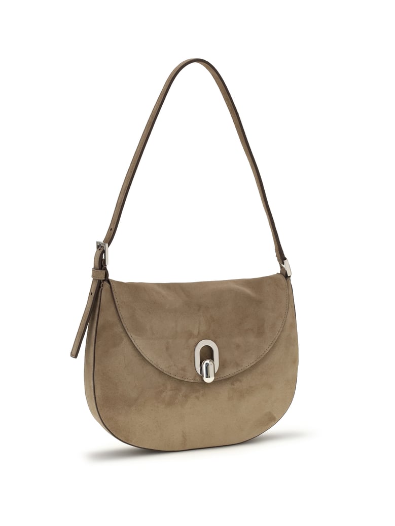 hobo shoulder bag taupe by Selfnex