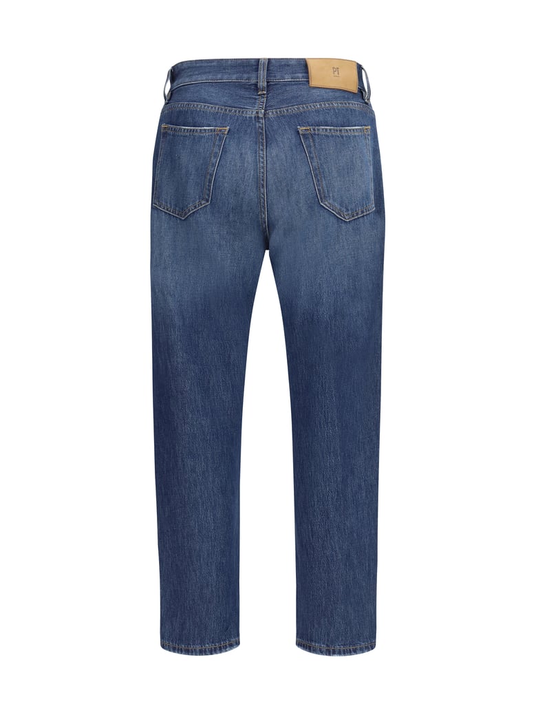 jeans carrot-fit cotton blue by Selfnex