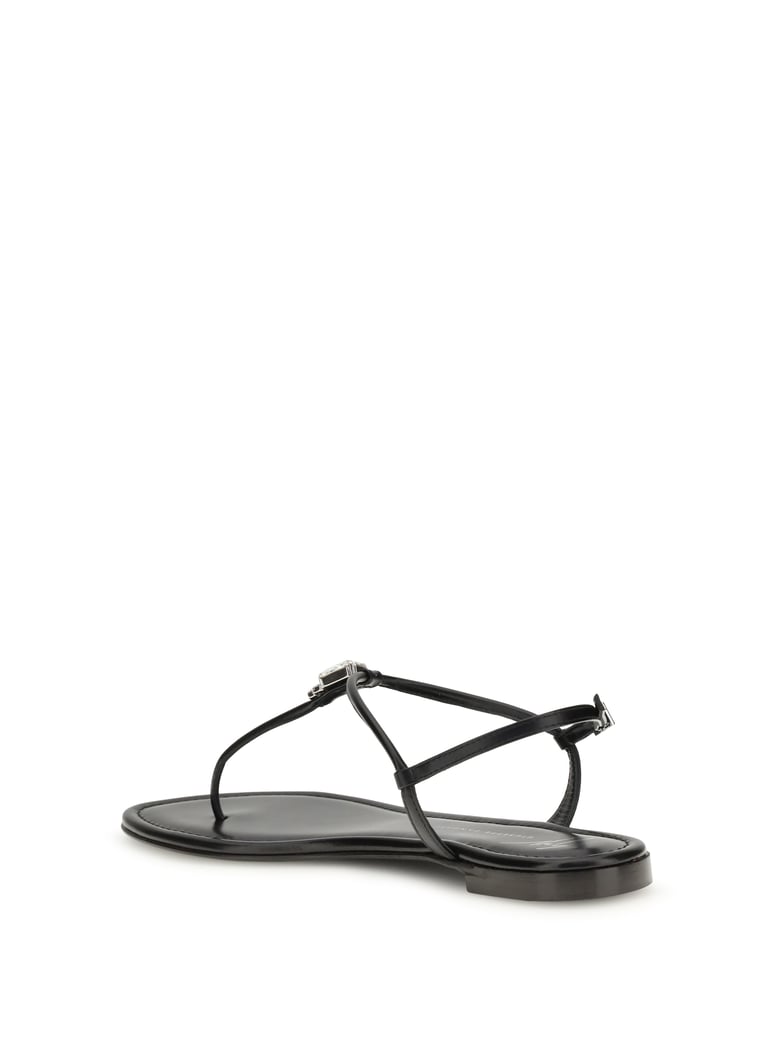 sandals pia mizuki black leather by Selfnex