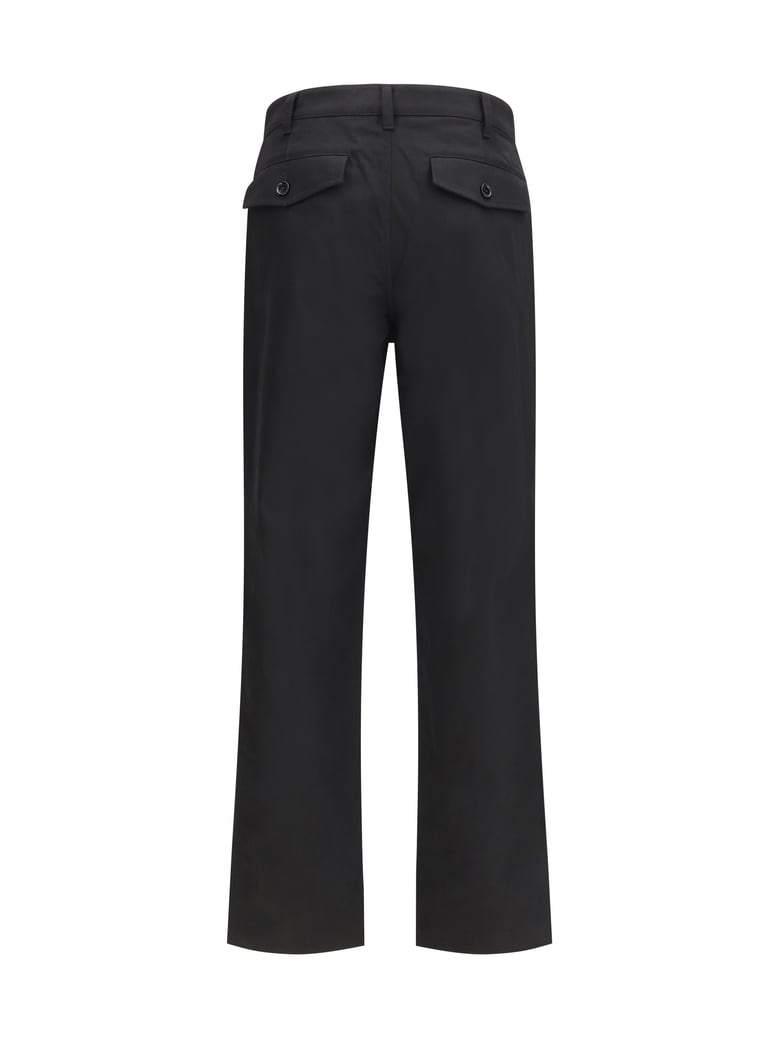 chinos cotton twill black by Selfnex