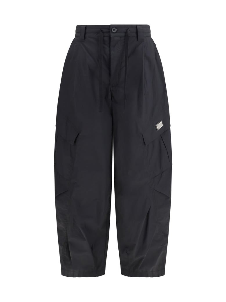 trousers cotton gabardine black by Selfnex