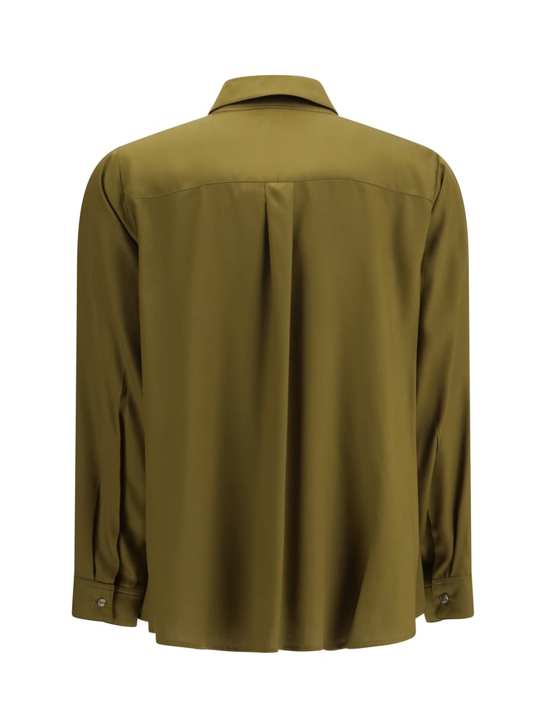 shirt flared viscose taupe by Selfnex