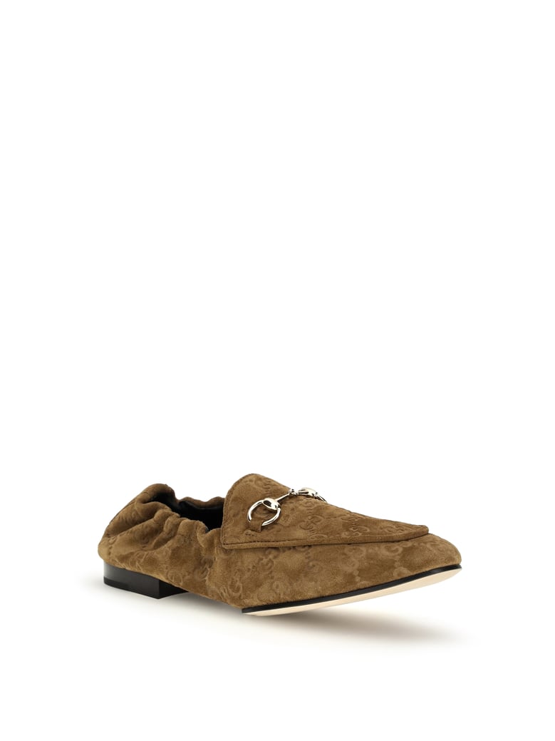 loafers gg suede pepper brown by Selfnex