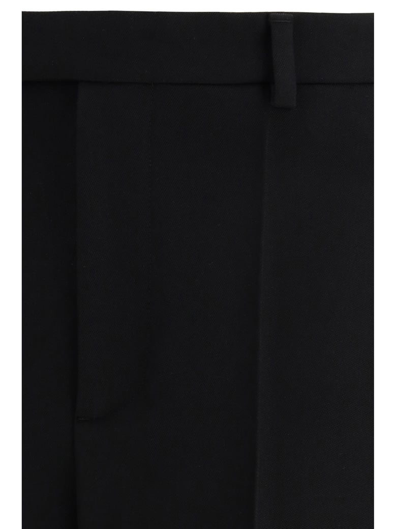 trousers virgin wool black by Selfnex