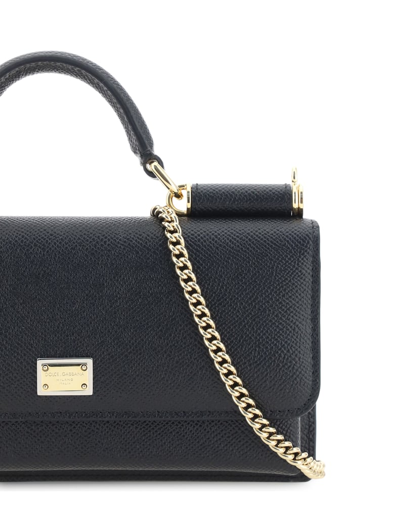 shoulder bag micro sicily black leather by Selfnex