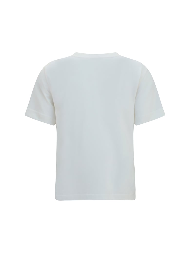 cotton t-shirt with check flag by Selfnex