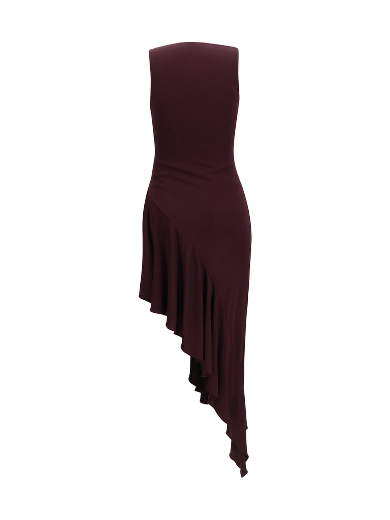 jersey dress burgundy by Selfnex