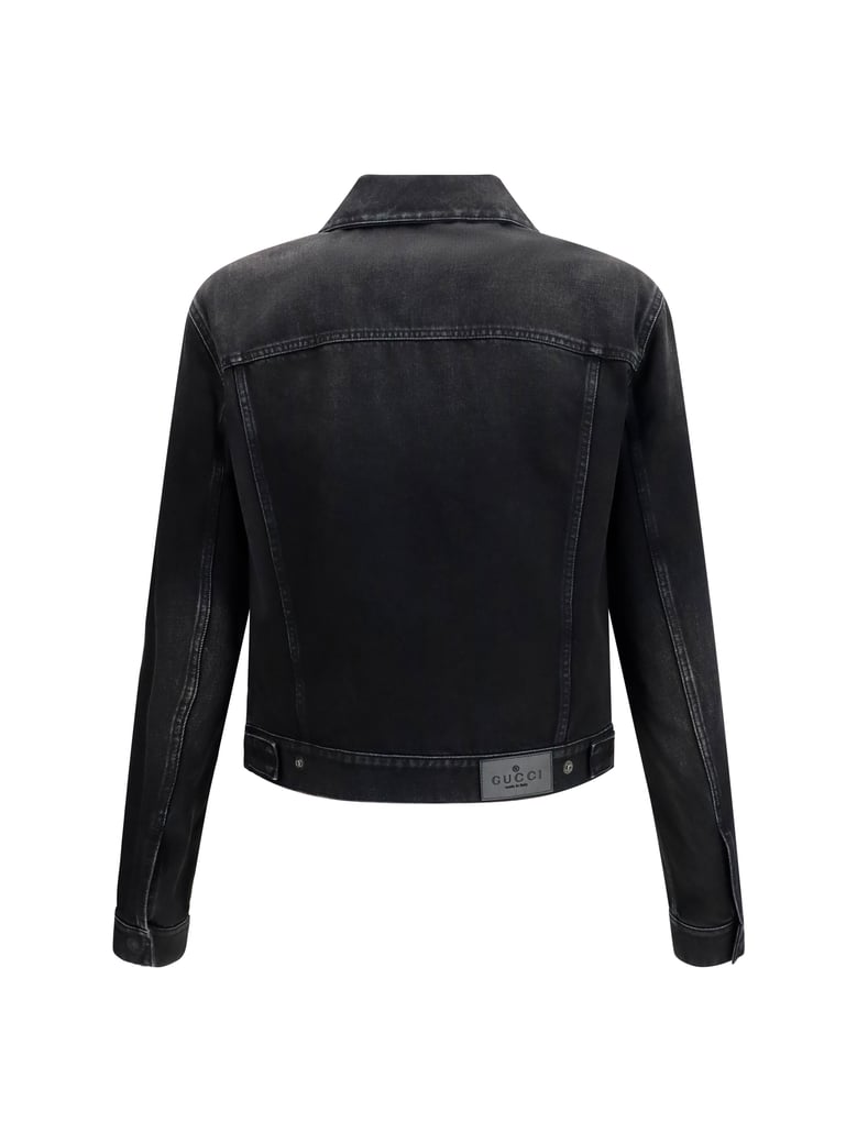 denim jacket black by Selfnex