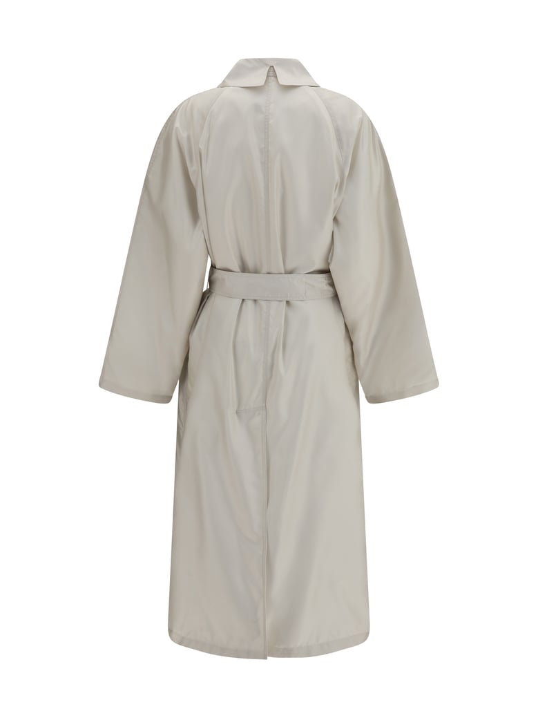 trench coat cotton twill salt by Selfnex