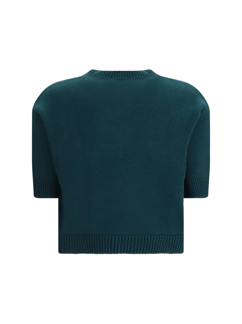 wool jumper pine/green by Selfnex