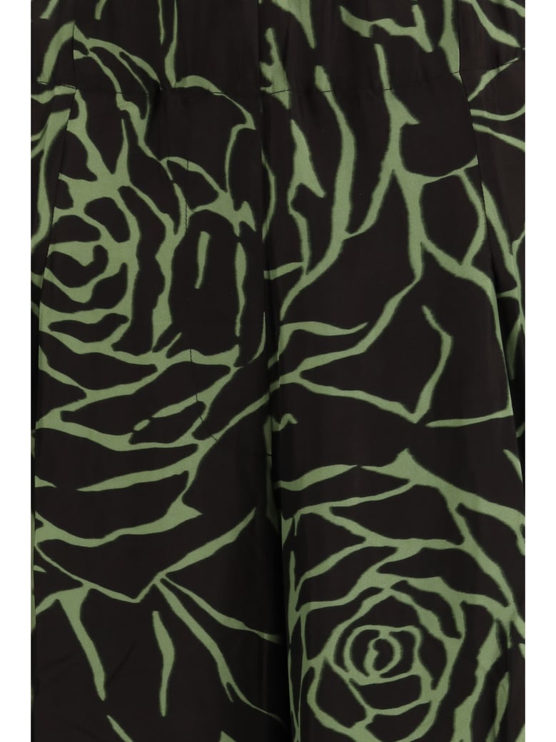 wide-leg pants black by Selfnex