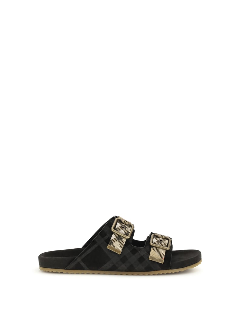 sandals urchin suede black by Selfnex