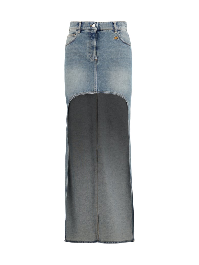 skirt, denim circle by Selfnex