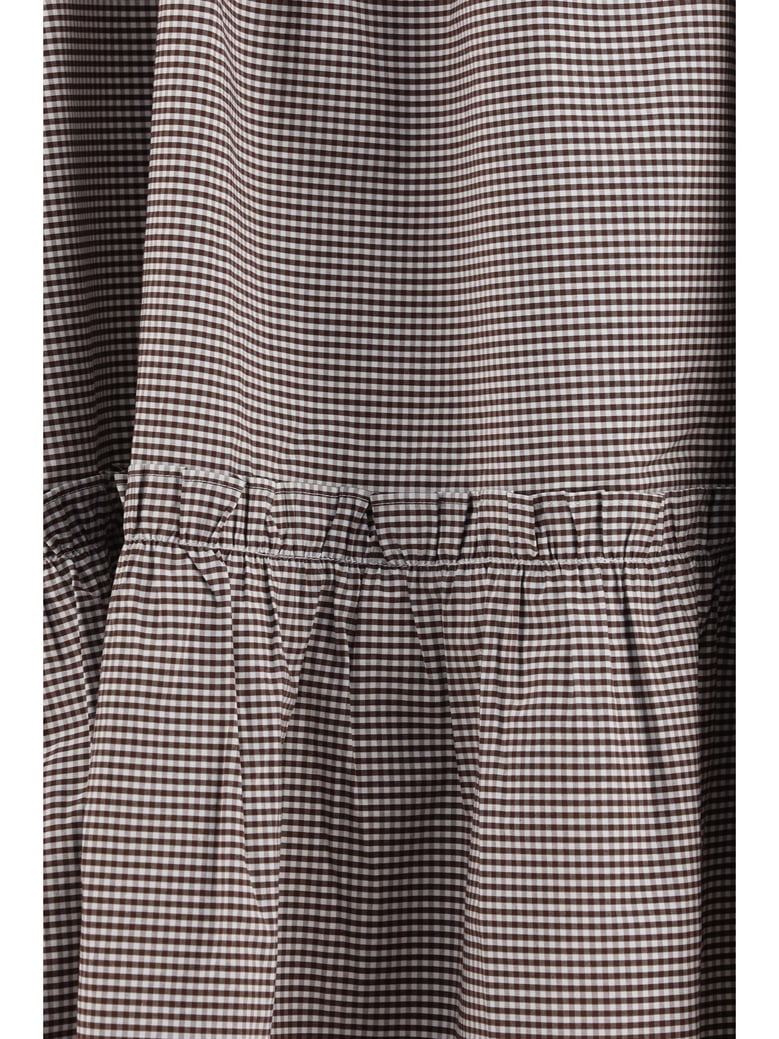 skirt, checked cotton by Selfnex