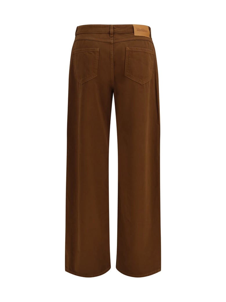 baggy pants in cotton satin by Selfnex
