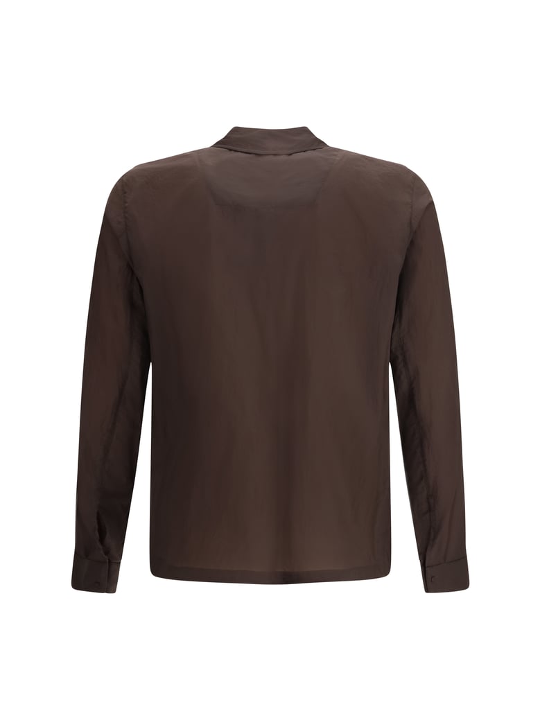 technical shirt dark brown by Selfnex